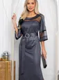 Платье вечернее Волшебный образ (графит) П14628-18М