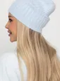 Шапка однослойная Большой город (нежно-голубая) Ш26-4М