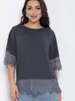 Блуза Дарси (серая) Б12624-29