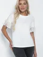 Блуза Натэлла (молочная) Б11134