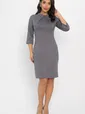 Платье трикотажное Эмми (серое) П14598-10М