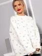 Свитер оверсайз Анита (белый) Б14761-1М