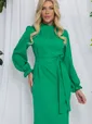 Платье Яркий акцент (зеленое) П12961-36М
