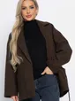 Пальто-пиджак (шоколад) Б15088-7М