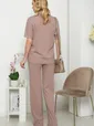 Костюм брючный "Дина" (капучино) К5352