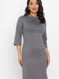 Платье трикотажное Эмми (серое) П14598-10М