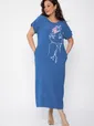 Платье Загадка (синее) П13704-8М