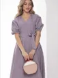 Платье "Аллегра" (серо-лиловое) П8525