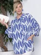 Рубашка Лето (сине-белая) Б10588
