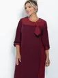 Платье Важная встреча (бордовое) П11423