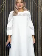 Платье с кружевом Роскошный выход (айвори) П14400-13М