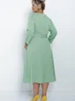 Платье Осенняя история (светло-зеленое) П11226