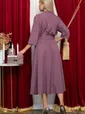 Платье с поясом Доминанта НЬЮ (лиловое) П14613-16М