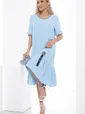 Платье "Рита" (голубое) П8917