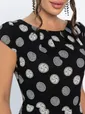 Платье Габриэль (черное/круги) П13953-10М