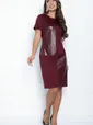 Платье Мемфис (бордовое) П11242