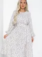 Платье Трепетная нежность (бело-бежевое) П12456-8