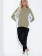 Джемпер Адина (оливково-белый) Б12209-5