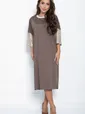 Платье Уютный шик (коричневое) П11147