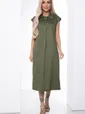 Платье "Нюансы стиля" (хаки) П8751