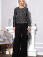 Костюм с брюками Марлин (черный) К14659-10М