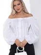 Блуза Белая грация Б10066