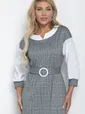 Платье Брют НЬЮ (светло-серое) П12402-18