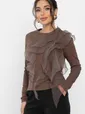 Блуза Риана (коричневая) Б14223-5М