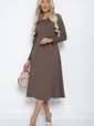 Платье Шоколад (коричневое) П11296