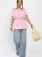 Блуза Летняя идиллия (зефирно-розовая) Б13912-47М