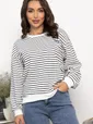 Джемпер Вечность (айвори/полоска) Б14096-20М