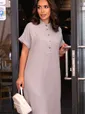 Платье Бон вояж (светло-серое) П14023-41М
