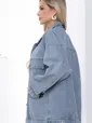Жакет джинсовый Хлоя (серо-голубая) Б13369-4М