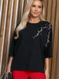 Блуза Мисти (черная) Б13164-20М