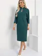 Платье Латрия (зеленое) П12857-18М