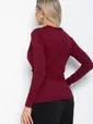 Лонгслив Нежное прикосновение (бордовый) Б12514-7
