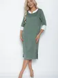 Платье Нежный акцент (светло-зеленое) П11486