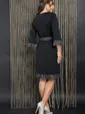 Платье Диона (черное) П11499