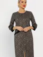Платье Твоя мода (коричневое) П13746-19М