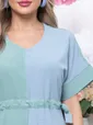 Платье "Фестия" (фисташка/голубой) П5756