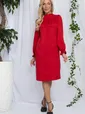 Платье Яркий акцент (красное) П12959-36М