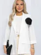 Пиджак льняной Мэрлин (белый) Б13254-7М