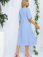 Платье Воздушный поцелуй (голубое) П13093-18М