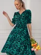 Платье Лагуна (зеленое) П13442-45М