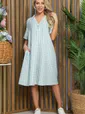 Платье Нежный бриз (мята) П13432-2М
