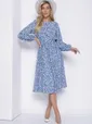 Платье Трепетная нежность (синее) П12454-8