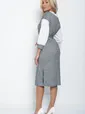 Платье Брют (светло-серое) П11063