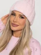 Шапка двухслойная Зимние деньки (нежно-розовая) Ш22-4М