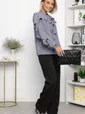 Блуза Дыхание осени (серая) Б14186-5М