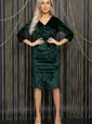 Платье Блеск софитов (зеленое) П12000